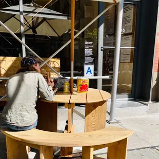 Outdoor seats