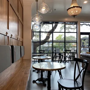 Downstairs seating
