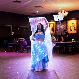 Simone at Nara Restaurant &amp; Bar Performing Isis Wings