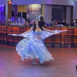 Simone performing Isis Wings