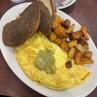 Avocadonator Omelet