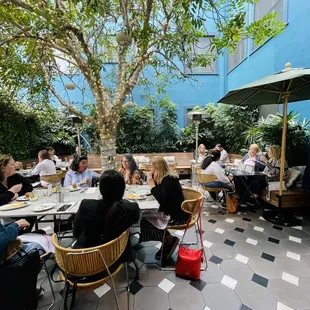 Outdoor seating (requires reservation)