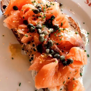 Smoked Salmon Tartine