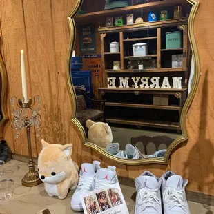 Inside the bridal suite!