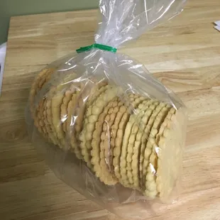 Half pound of sugar cookies