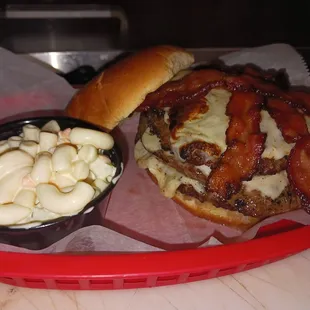 Monday $5 burgers 
 Doubles are 7
 Triples are 9 bucks... can you do it ? It&apos;s tough