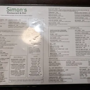 Menu (10/18/2022)