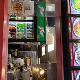 the inside of the restaurant