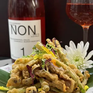 Try Chef Welly&apos;s newest creation, Morning Glory Tempura, to celebrate World Vegetarian Day! Exclusively at Simpang Venice!