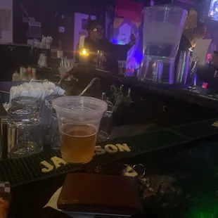 Beer and people.