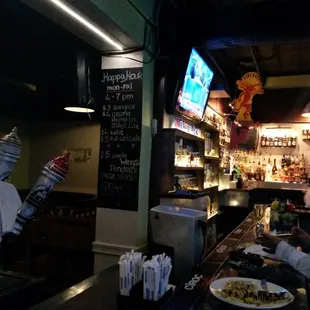 New extended bar with local drafts and an expanded beer selection.