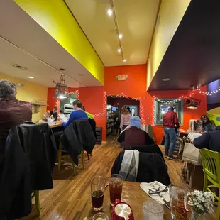 Inside simple cafe - other direction