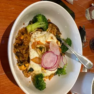 Korean bbq chicken breakfast bowl