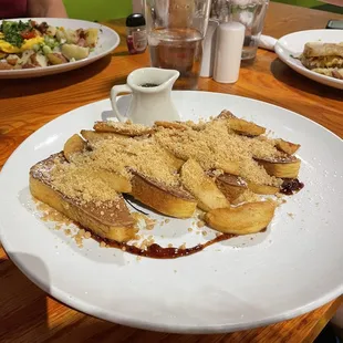 Apple Crumble French Toast