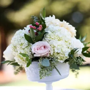 Milk Glass adds the perfect touch