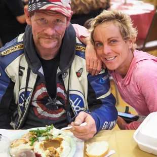 Simple elegance catered the mashed potatoes, gravy, and turkey for our community meal!