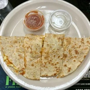 Breakfast Quesadilla! New menu item...