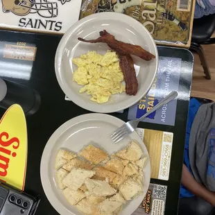 The seasoning on the eggs
