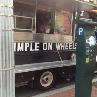 National colors painted on truck