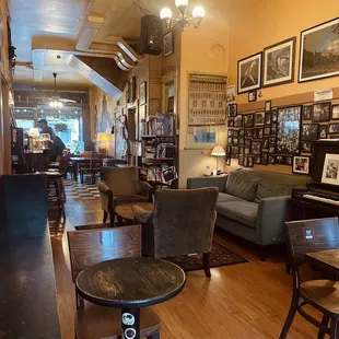 view from back room, looking towards the street