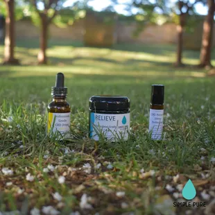 all natural relief with CBD and Essential Oils