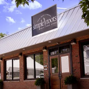 the outside of the building