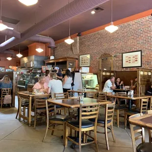 Inside main dining area