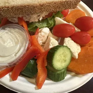 Chicken Tarragon Salad Sandwich - Half