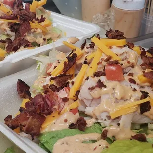 Turkey Avocado Club Salad