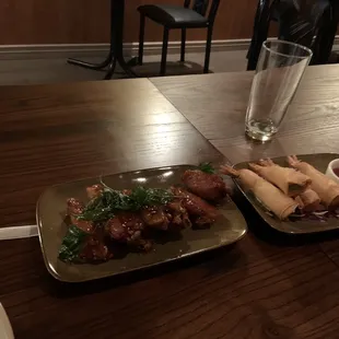 Chicken Wings, and Prawn Rolls. Food was fresh and delicious