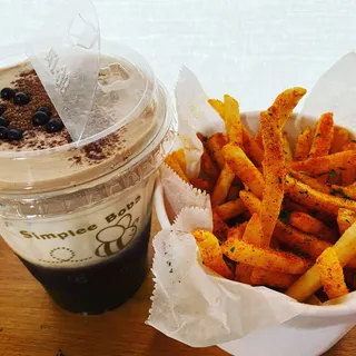 Black Milk Tea w/Tiramisu Cream (R)