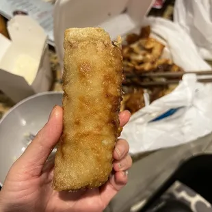 Giant Vietnamese Eggrolls comes with 2!