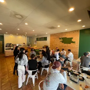 Lots of people during the pop up for Lao food! Too bad it's only for that weekend.