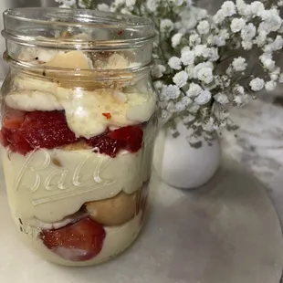 Strawberry Banana Pudding