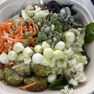 Zen bowl. Falafel is great!