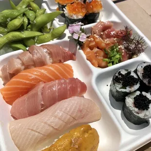 Omakase Bento ~ so fresh, beautiful, &amp; delicious.