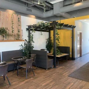 Nice little seating for personal space