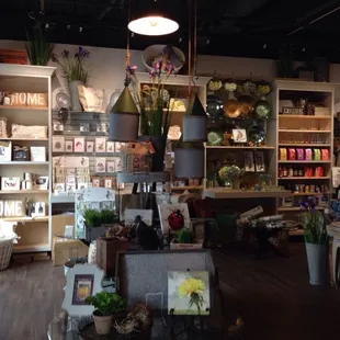 Inside of the store.