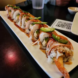 Samba roll. My favorite! Kick of spice ..so so good and rolled perfectly