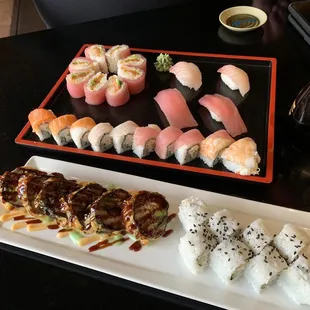 Oichi, California, rainbow and Cherry blossom  roll