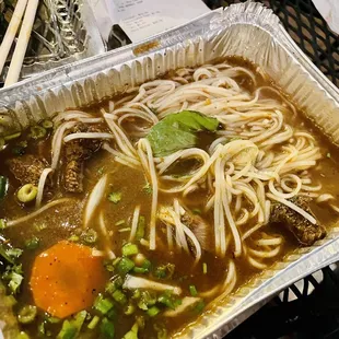 Lemongrass beef pho