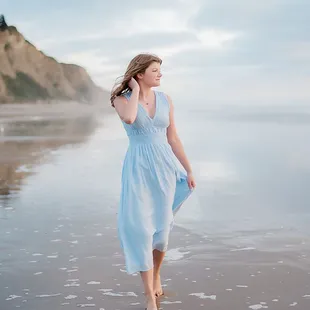 Sunset Beach senior session photographer