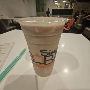 11-20-24. Black Milk Tea w/pudding