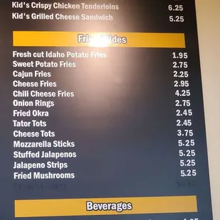 Menu 10-17-2022