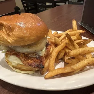 Cajun chicken sandwich