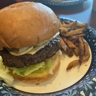 Mushroom Swiss Burger