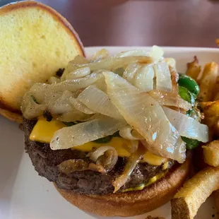 Jalapeño cheeseburger