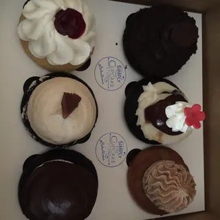 French Raspberry Cupcake