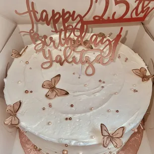 a birthday cake