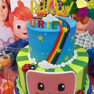 Cocomelon birthday cake